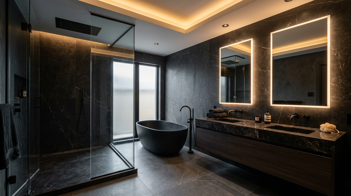 Salle de bain luxe après travaux Apex